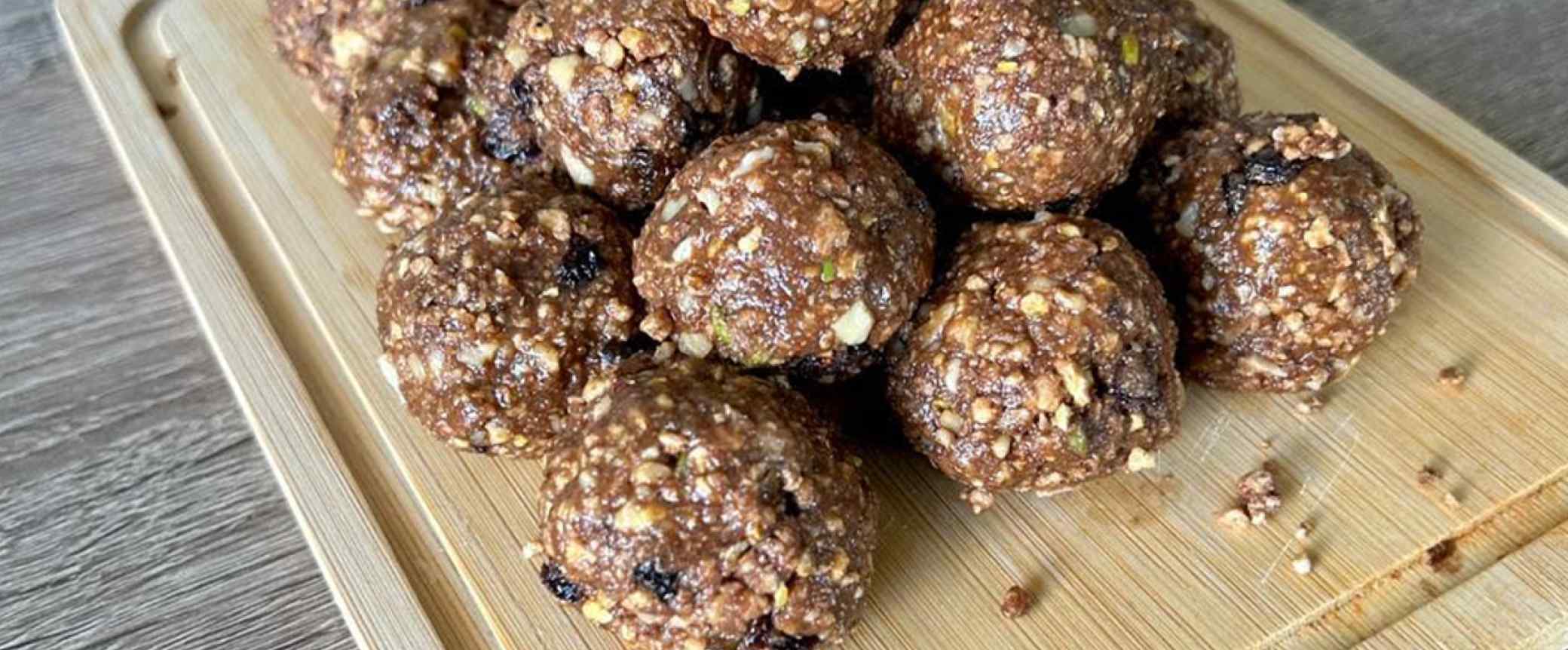 Energy balls με ρυζογκοφρέτες